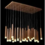 Люстра Wooden Glowworm Square от ImperiumLoft