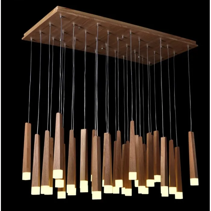 Люстра Wooden Glowworm Square от ImperiumLoft