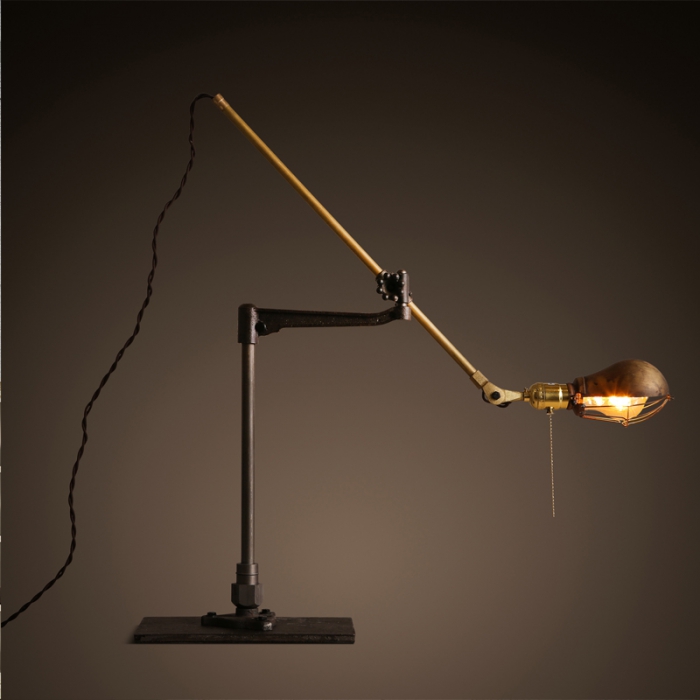 Настольный светильник Steampunk Extension Pole Table от ImperiumLoft