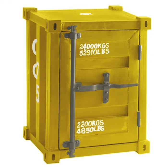 Тумбочка CARLINGUE Sea Container yellow от ImperiumLoft