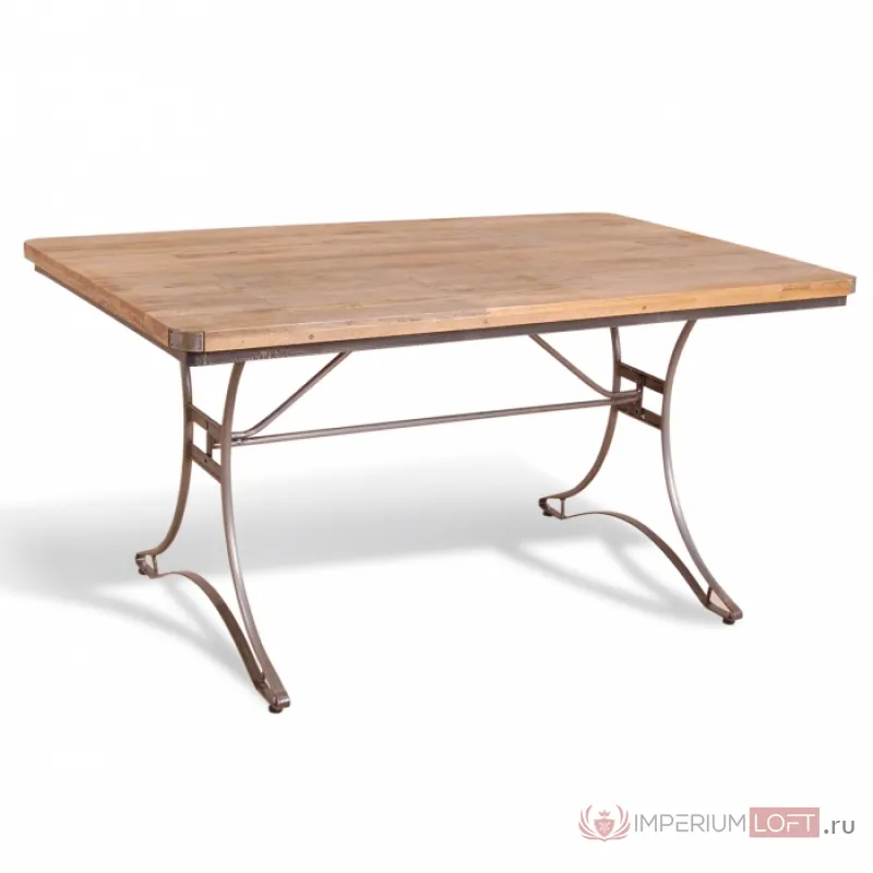 Cтол Industrial Metal Rust Rectangular Table от ImperiumLoft