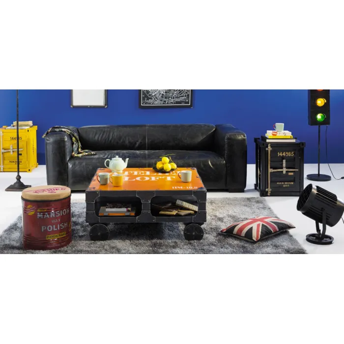 Тумбочка CARLINGUE Sea Container yellow от ImperiumLoft