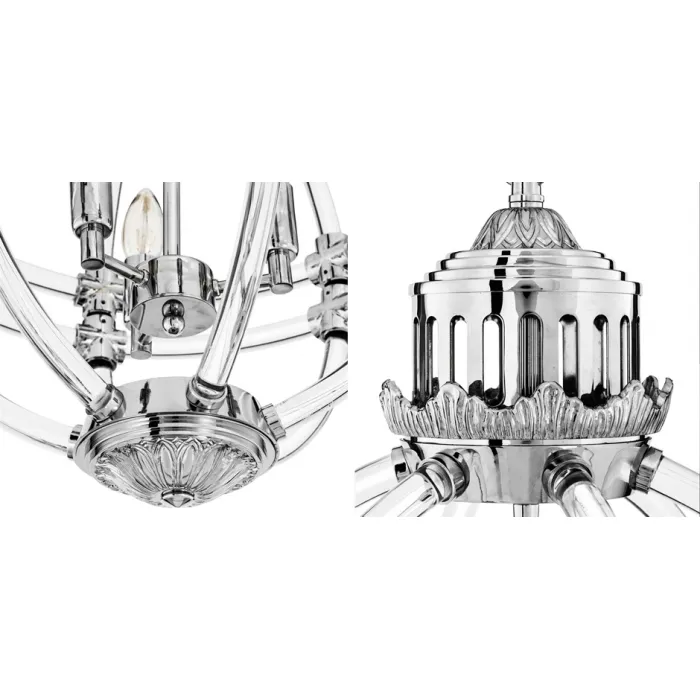 Люстра Eichholtz Chandelier Impero Silver от ImperiumLoft