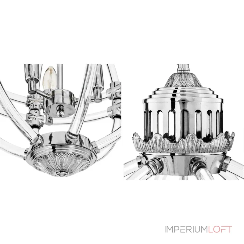 Подвесная люстра Eichholtz Chandelier Impero Silver