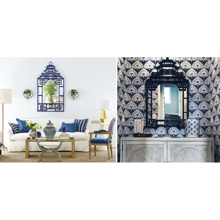 Зеркало Pagoda Mirror Black от ImperiumLoft