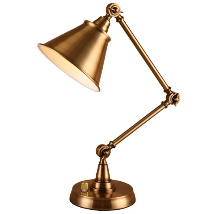 Настольная лампа 20TH C.Factory FilamentI Table Lamp antique brass от ImperiumLoft