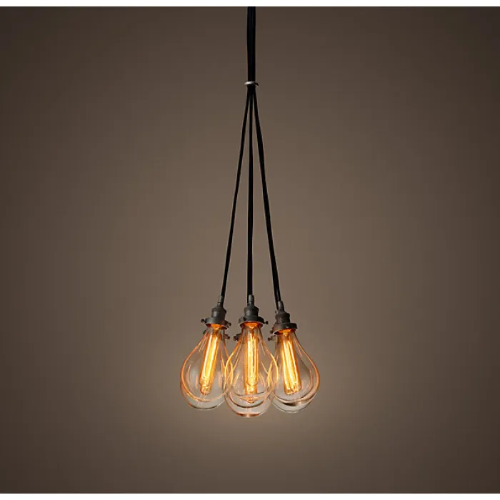 Подвесной светильник Glass Teardrop Pear 7 от ImperiumLoft
