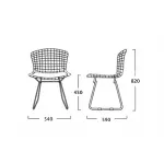 Стул Bertoia Side Chair