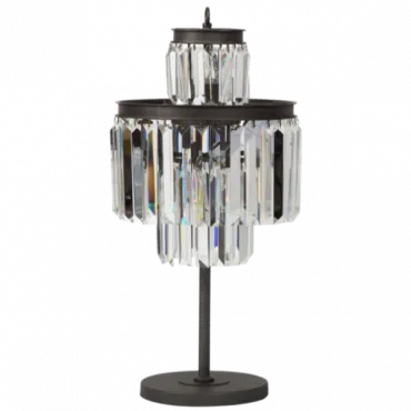 Настольная лампа 1920S Odeon Clean Glass Table Lamp Three-Level