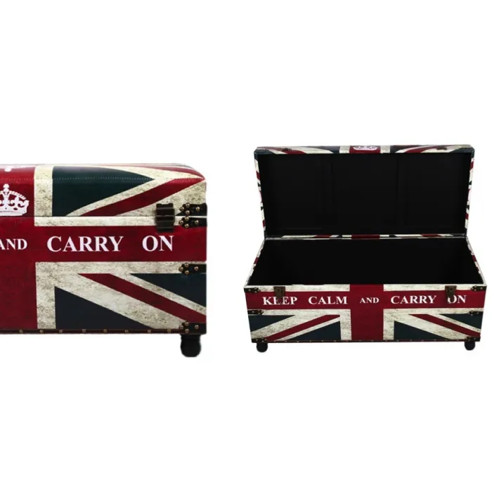 Сундук Union Jack Leather Keep calm and... от ImperiumLoft