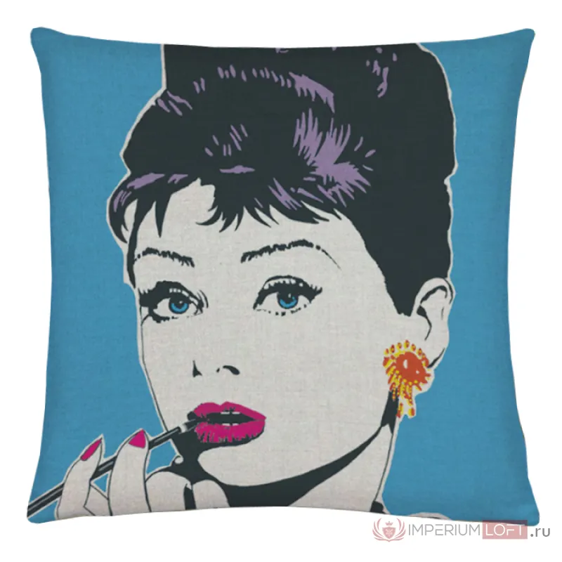 Декоративная подушка Audrey Hepburn #3 от ImperiumLoft