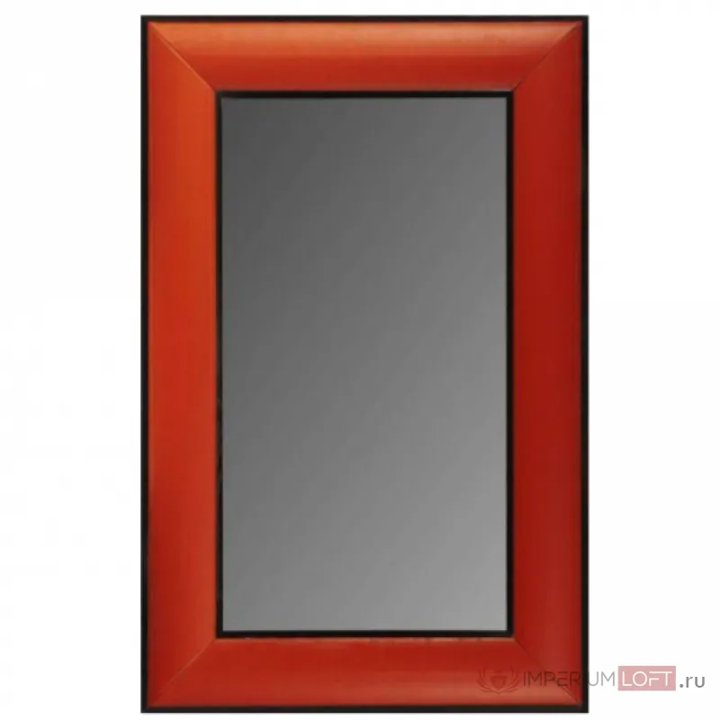 Зеркало настенное Leather Lux Mirror Square Red от ImperiumLoft