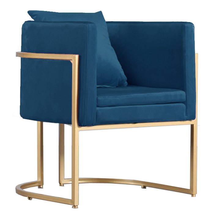 Полукресло Wexler Barrelback Navy blue от ImperiumLoft
