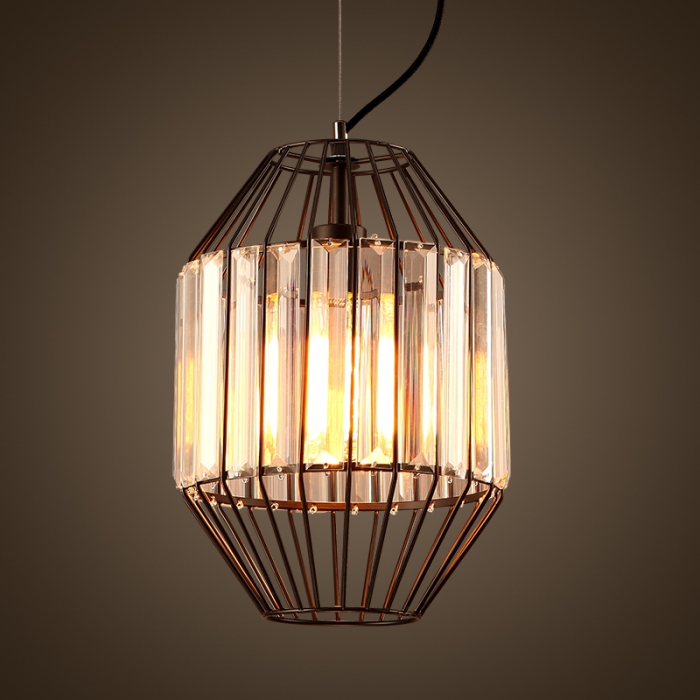 Подвесной светильник Glass Plate Pendant #1 от ImperiumLoft