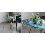Кофейный стол Imitation Agate Blue от ImperiumLoft