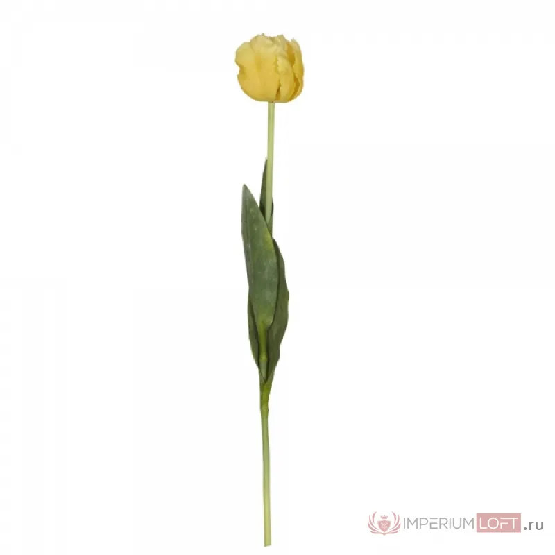 Декоративный искусственный цветок Yellow Tulip от ImperiumLoft