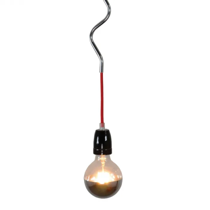 Подвесной светильник Spinner Bulb Black Chrome от ImperiumLoft