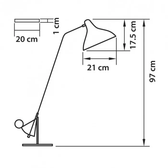 Настольная лампа Lampara Table Lamp от ImperiumLoft
