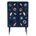 Patrick Naggar Gem Cabinet шкаф украшенный агатами  от ImperiumLoft