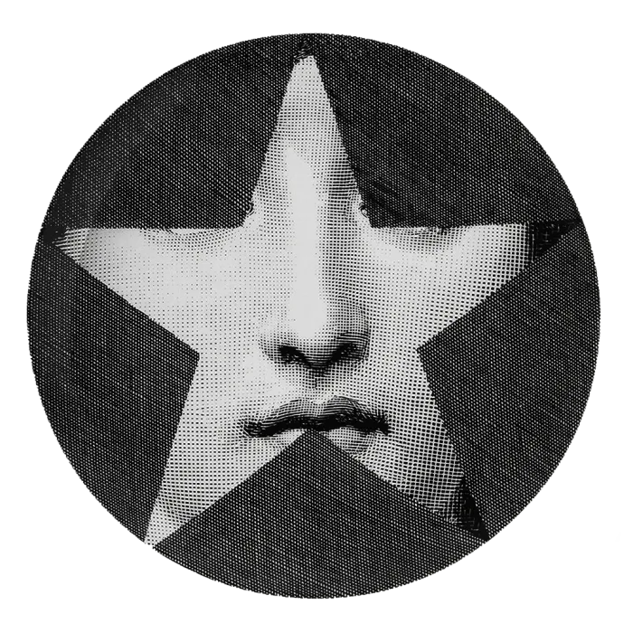 Декоративная тарелка Fornasetti 30.CR.BW.R01-277 от ImperiumLoft