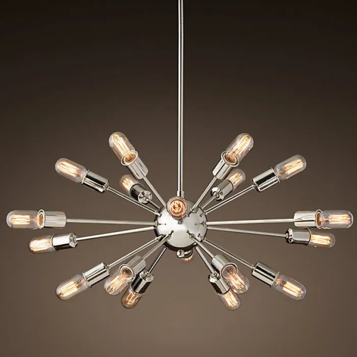 Люстра RH SPUTNIK Polished Nickel от ImperiumLoft