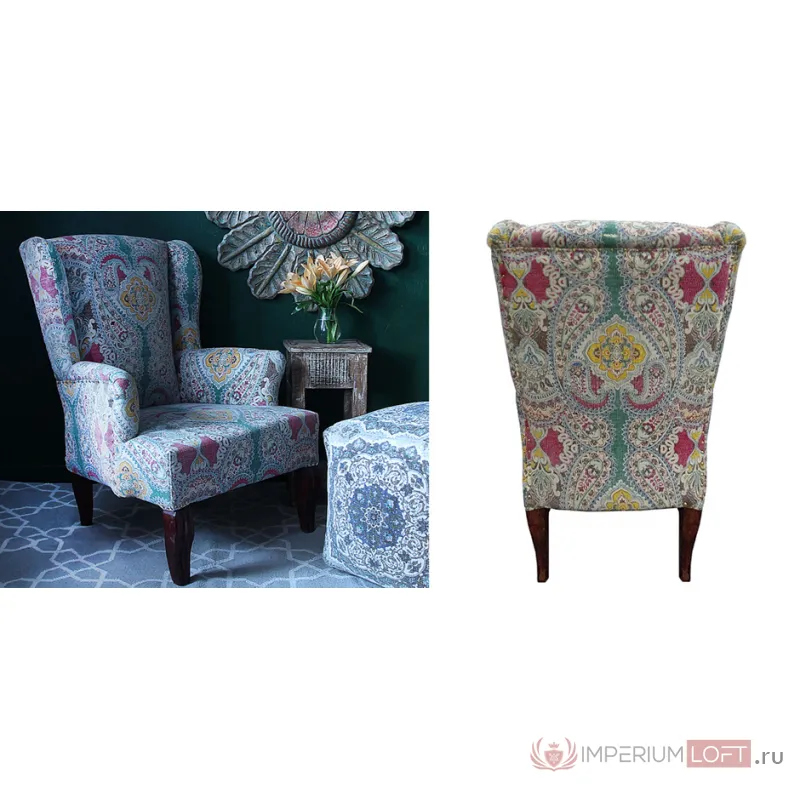 Кресло с орнаментом Paisley Chair от ImperiumLoft