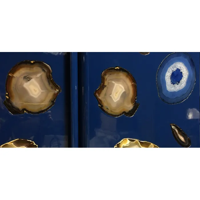 Patrick Naggar Gem Cabinet шкаф украшенный агатами  от ImperiumLoft