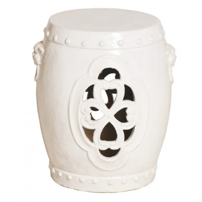 Керамический табурет Clover Garden Stool - White от ImperiumLoft