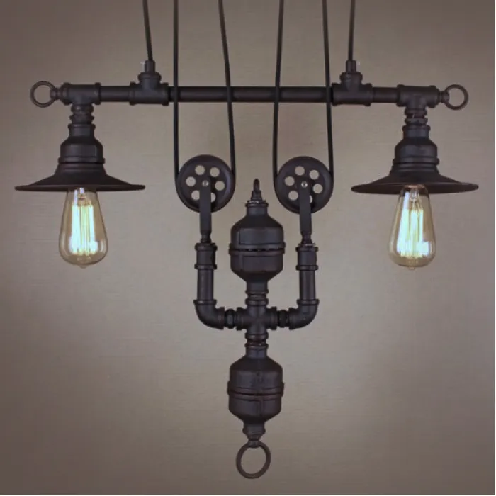 Подвесной светильник Water Pipe Ballast Chandelier от ImperiumLoft