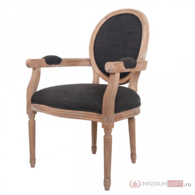 Стул French chairs Provence Black ArmChair от ImperiumLoft