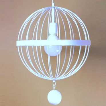 Подвесной светильник Wire Cage Pendant Spher White