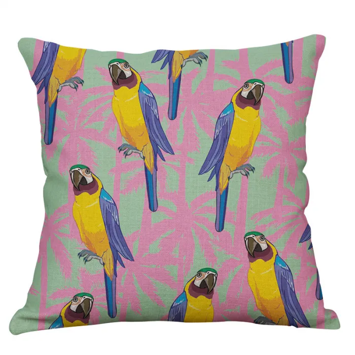 Декоративная подушка Parrots от ImperiumLoft