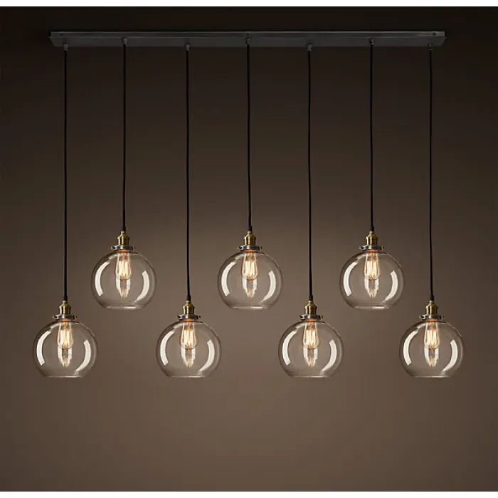 Подвесной светильник Loft Clear Glass Sphere Cloche 7 от ImperiumLoft