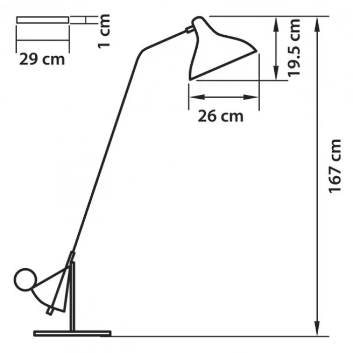 Торшер Lampara Floor Lamp от ImperiumLoft