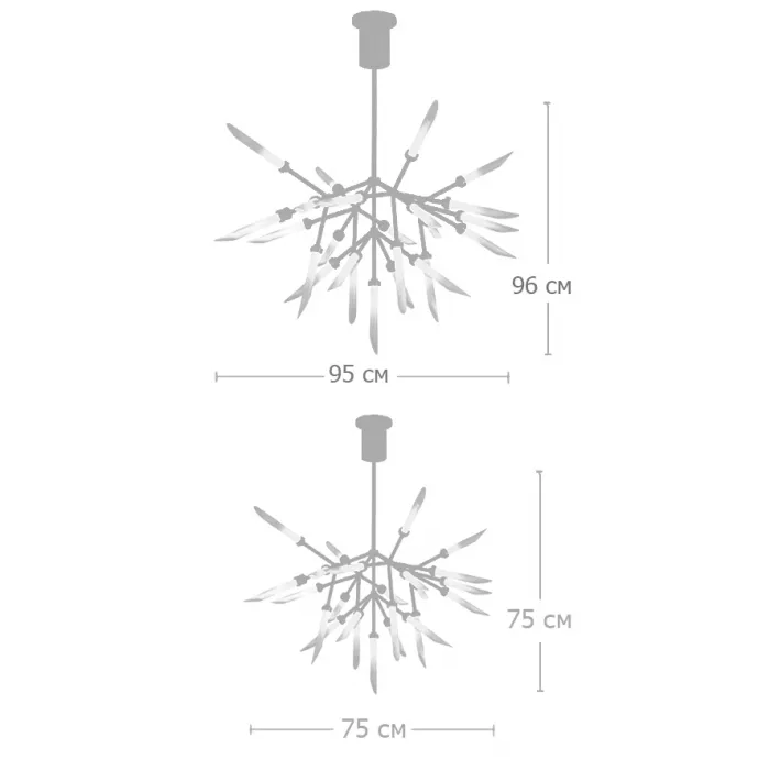Люстра Spur Chandelier от ImperiumLoft