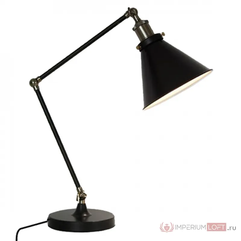 Настольная лампа Cone 20th c.Factory Filament Table Lamp Black от ImperiumLoft