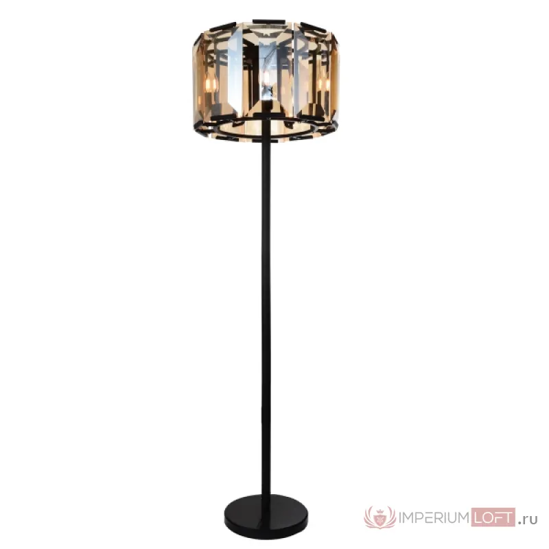 Напольная лампа Harlow Crystal Round Floor Amber от ImperiumLoft