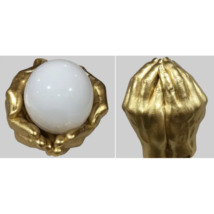 Бра Glowing Ball In The Gold Hands от ImperiumLoft