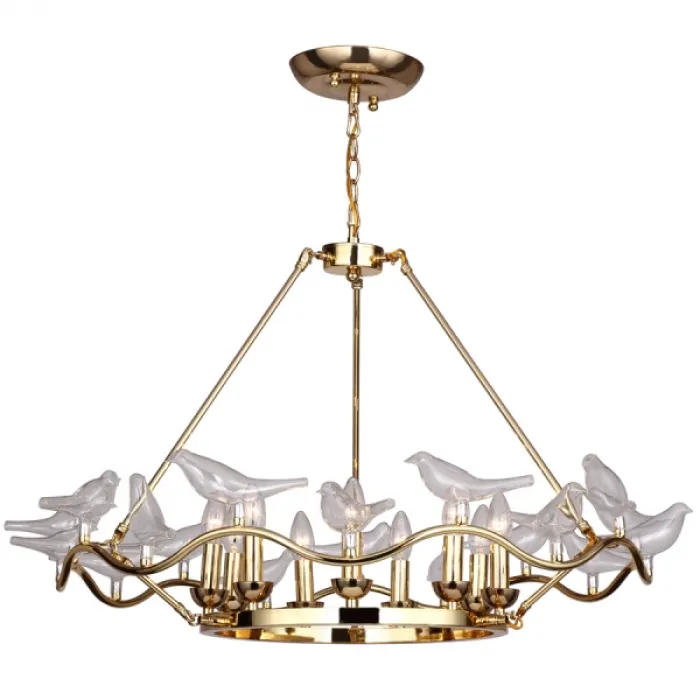 Люстра Dove Chandelier Glass Bird 9 от ImperiumLoft