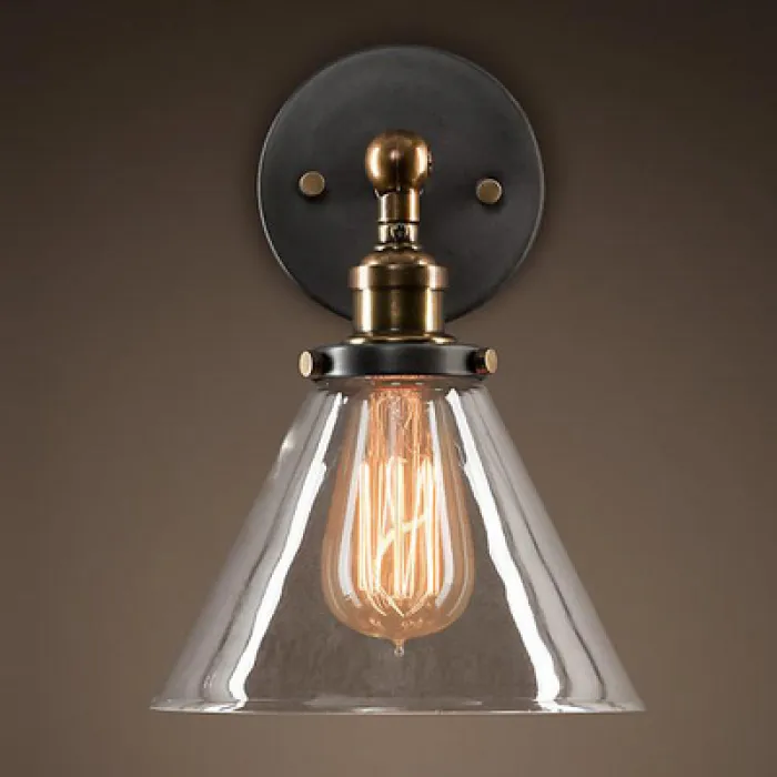 Бра Loft Clear Glass Wide Cloche от ImperiumLoft
