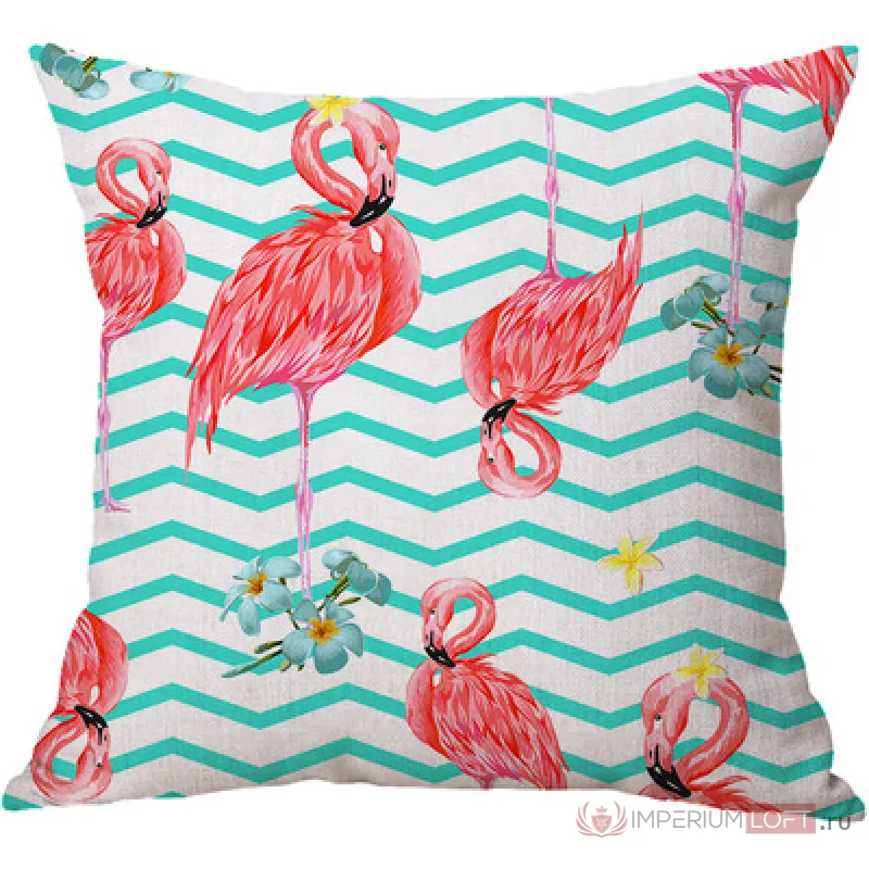 Декоративная подушка Flamingo #8 от ImperiumLoft