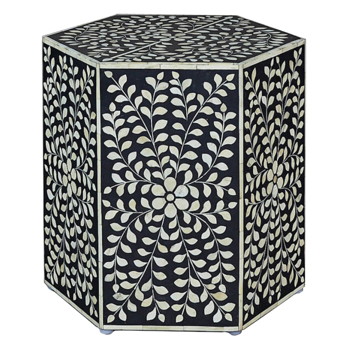 Табурет Inlaid Bone Hexagon от ImperiumLoft