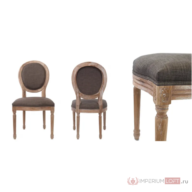 Стул French chairs Provence Brown Chair от ImperiumLoft