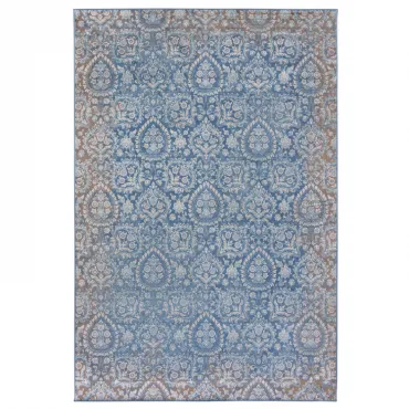 Ковёр из вискозы Indian pattern Blue