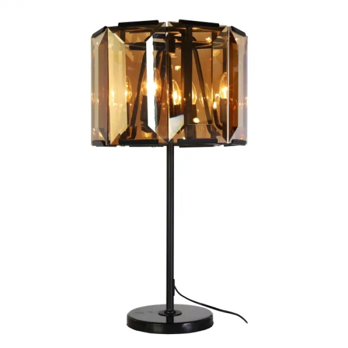 Настольная лампа Harlow Crystal Round Table Amber от ImperiumLoft