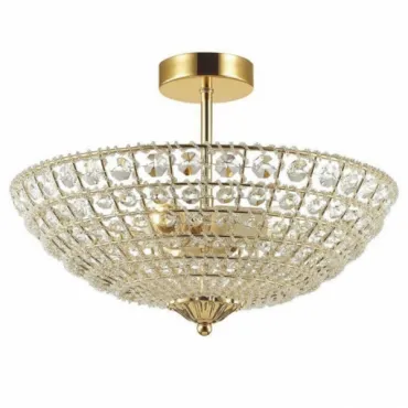 Потолочный светильник Casbah Crystal Top Lamp 3 Gold