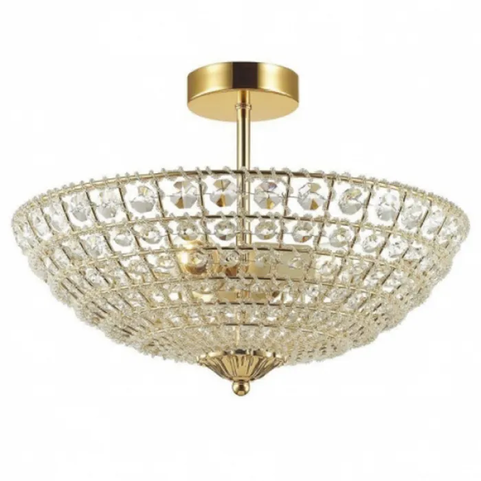 Потолочный светильник Casbah Crystal Top Lamp 3 Gold от ImperiumLoft