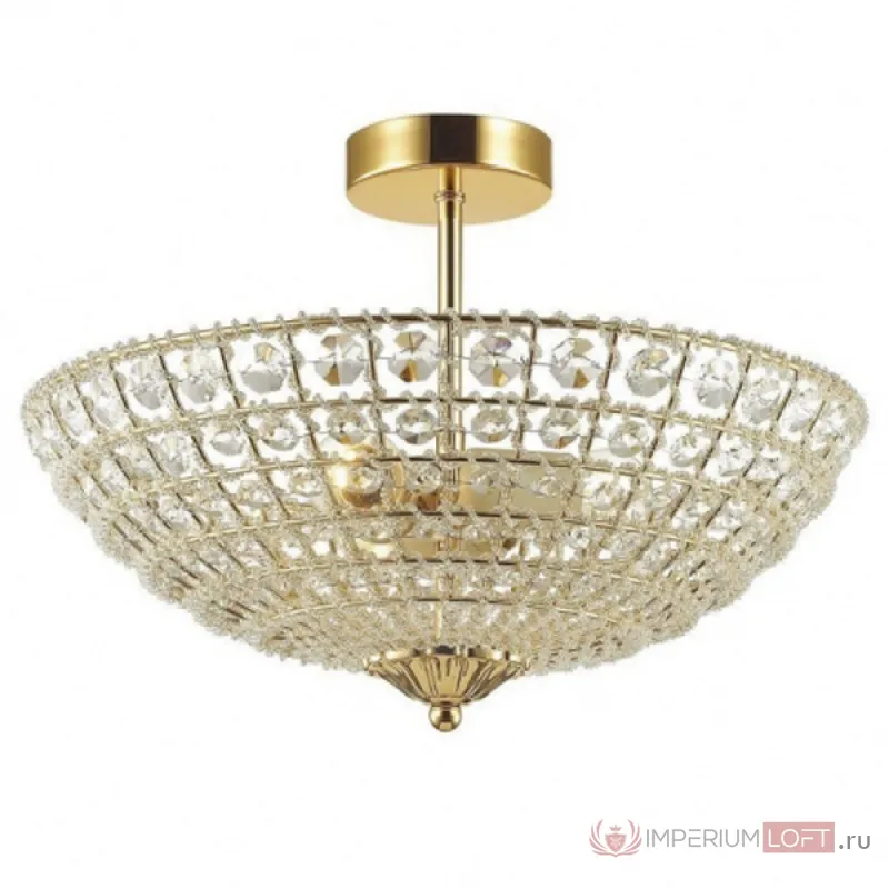 Потолочный светильник Casbah Crystal Top Lamp 3 Gold от ImperiumLoft