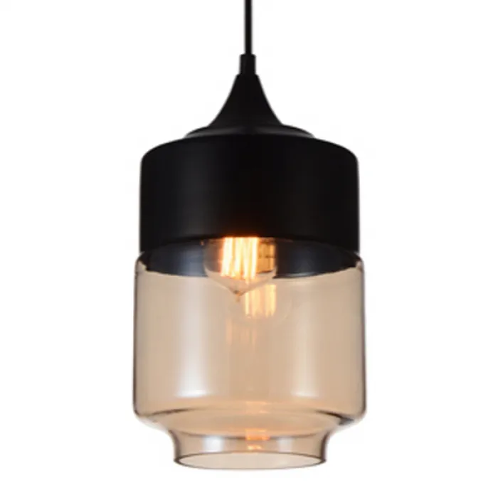Подвесной светильник Smoke Glass Light Pendant Drum от ImperiumLoft