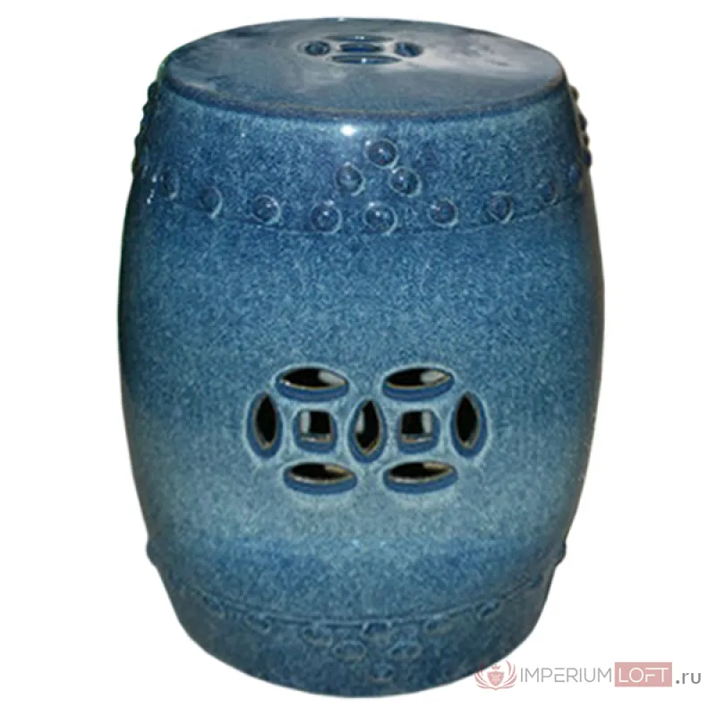 Китайский табурет ceramic garden stool blue AMBRE  от ImperiumLoft